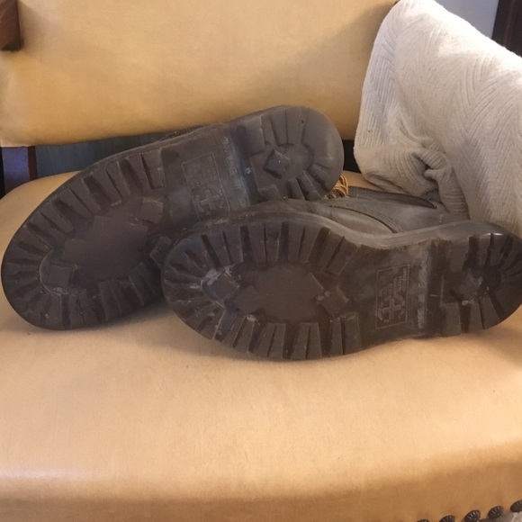 Vintage made in England Brown Leather Dr Martens - Picture 2 of 4